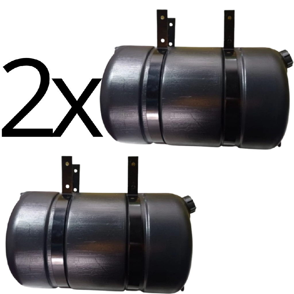 Kit 2 Reservatorio Barrica Corote Reforçado Preto Água P/Todos Caminhão/Carreta 25 Lts em Oferta na Shopee