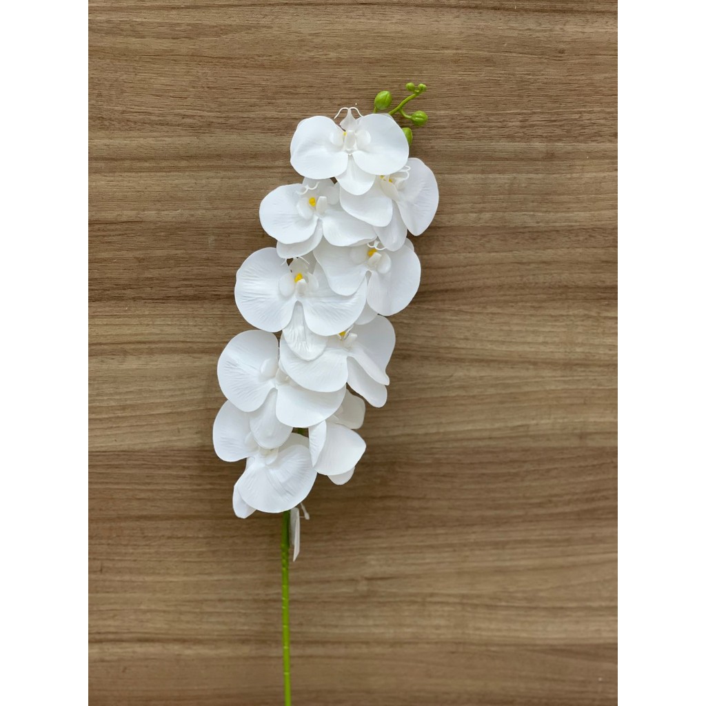 Orquídea Artificial Phalaenops 88cm com 9 Flores Decorativas/h0050
