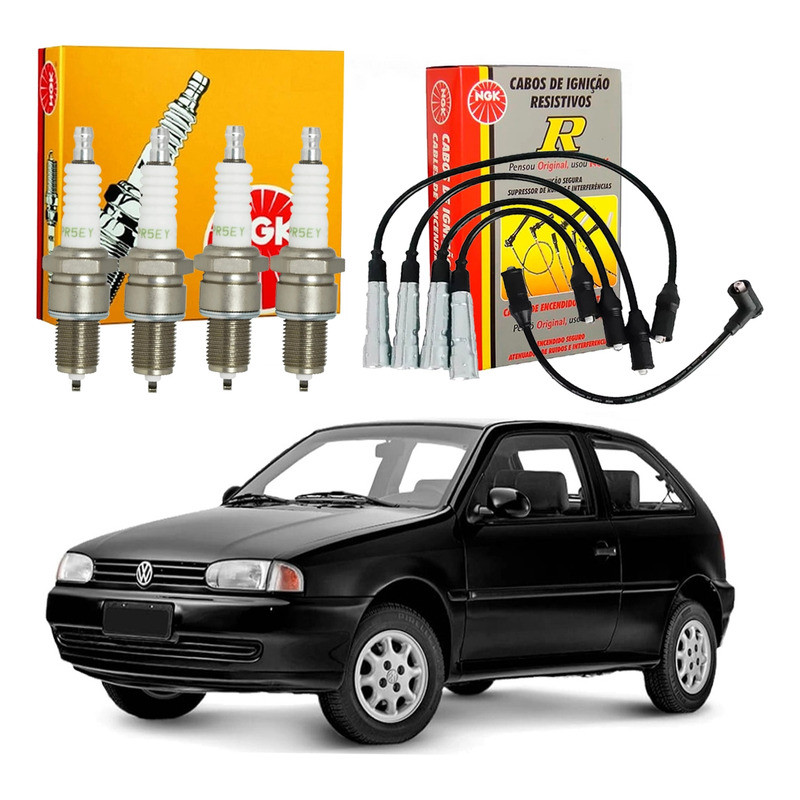 Kit Vela Cabo Ngk Gol G2 2.0 Ap Gasolina 1990 A 1995 em Oferta na Shopee