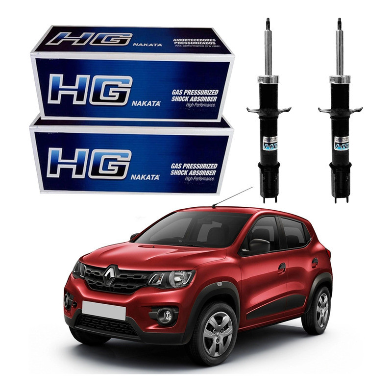 Par Amortecedor Dianteiro Kwid 1.0 12v 2017 A 2021