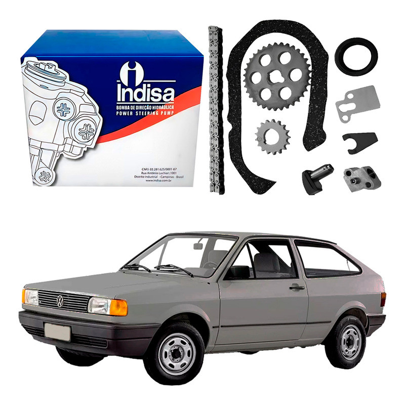 Kit Corrente Comando Volkswagen Gol G1 1.6 Cht 1990 A 1995 em Oferta na Shopee