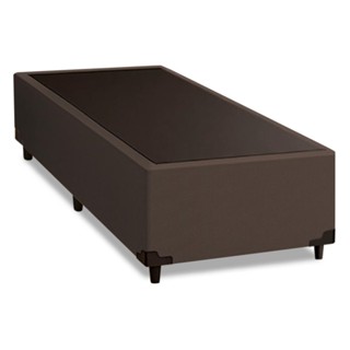 Cama Box Solteiro 0,88m E 38cm De Altura Suede Prince Marrom em Oferta na Shopee