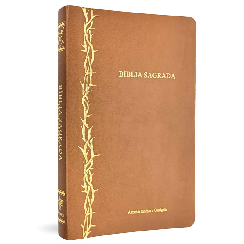 Bíblia Slim | ARC | Capa Luxo Caramelo em Oferta na Shopee