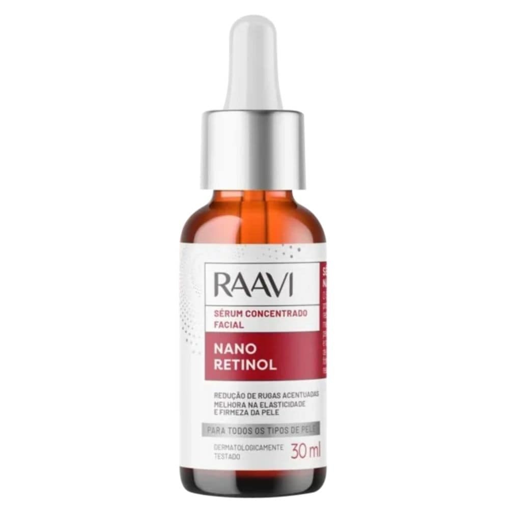 Sérum Concentrado Facial Nano Retinol 30ml Raavi