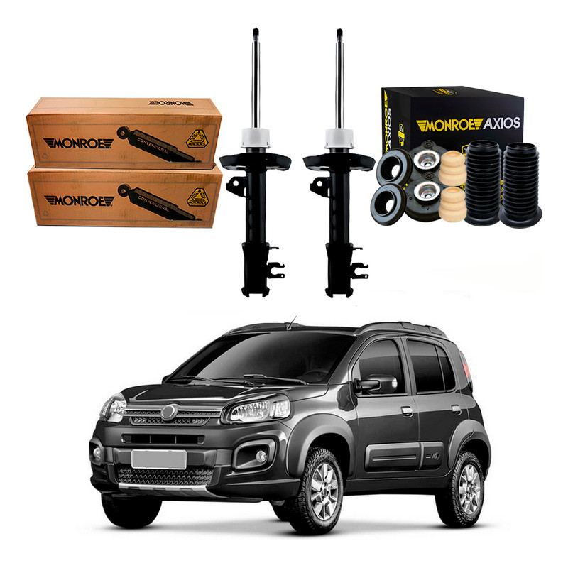 Kit Amortecedor Dianteiro Novo Uno Way 1.0 1.3 2017 A 2021 em Oferta na Shopee
