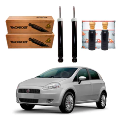Kit Amortecedor Traseiro Monroe Fiat Punto 1.4 2007 A 2012