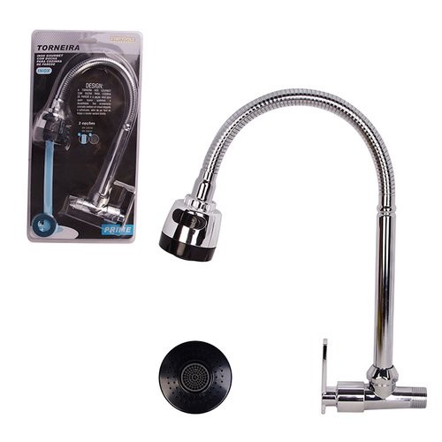 Torneira Gourmet Parede Ducha Cozinha Inox Resistente Extensivel Moderna