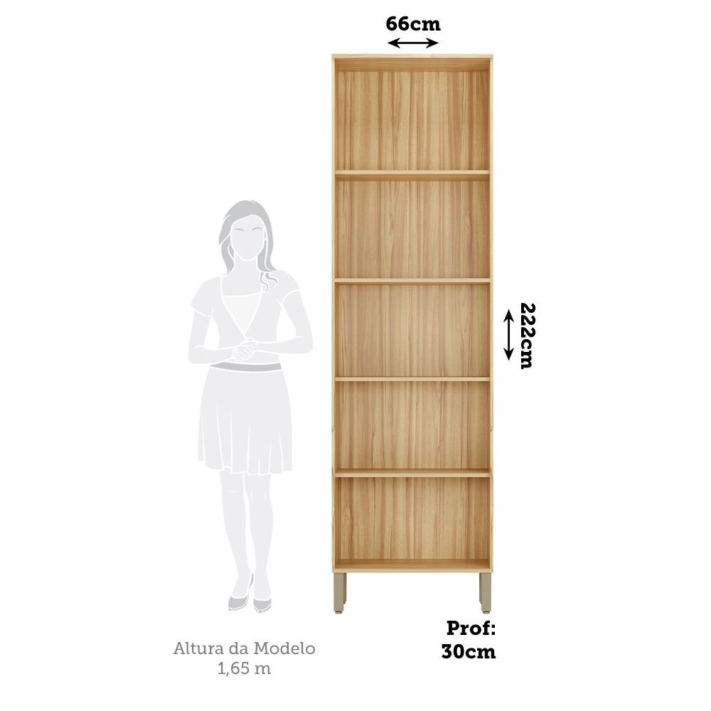 Detalhes do Paneleiro Duplo com 4 Portas 100% MDF Itália Espresso Móveis Amêndoa/Chumbo