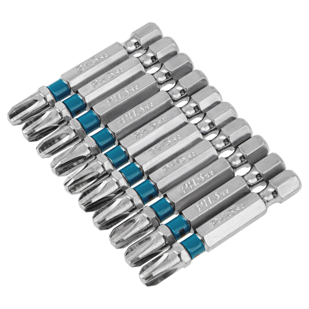BITS PHILLIPS PH3, ACO CROMO MOLIBDENIO, 50MM, 10PCS // GROSS