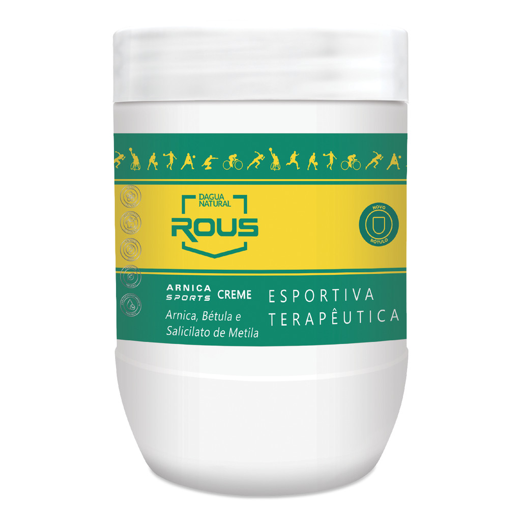 Creme Massagem Arnica Sports 650g Dagua Natural–  Esportiva, Relaxamento e Alívio Muscular