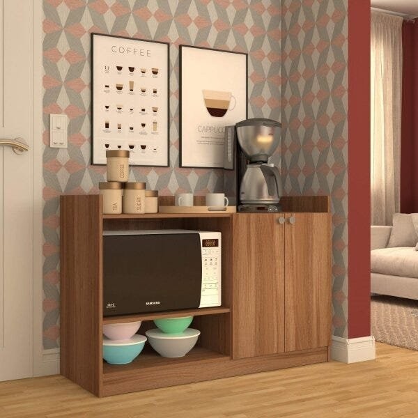 Balcão para Forno e Microondas Montana em Oferta na Shopee