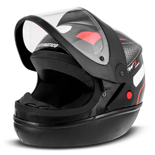 CAPACETE FW3 AUTOMATIC AD VERMELHO em Oferta na Shopee