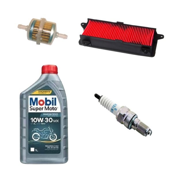 Kit Revisão Filtro ar Gasolina Vela Lead 110