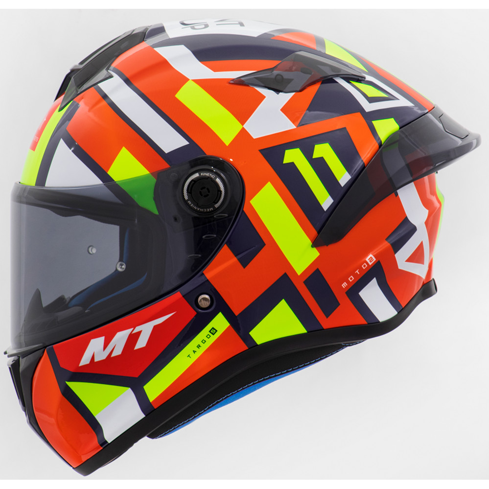 CAPACETE MT TARGO S SERGIO GARCIA C4 FLUOR em Oferta na Shopee