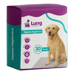 Tapete Higiênico Fralda Absorvente 80X60cm 30 Unidades Econômico p/ Cachorro Pet Envio Imediato