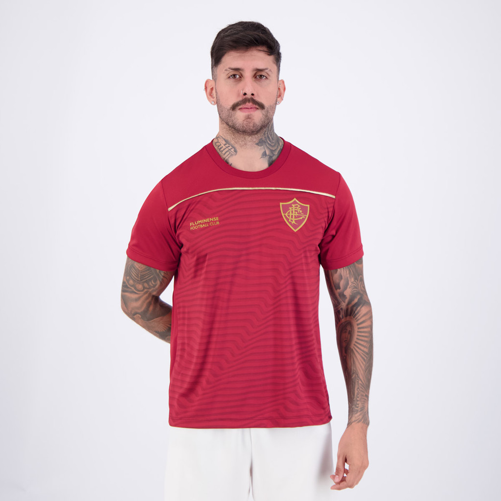 Camisa Fluminense Fulgor Bordô em Oferta na Shopee