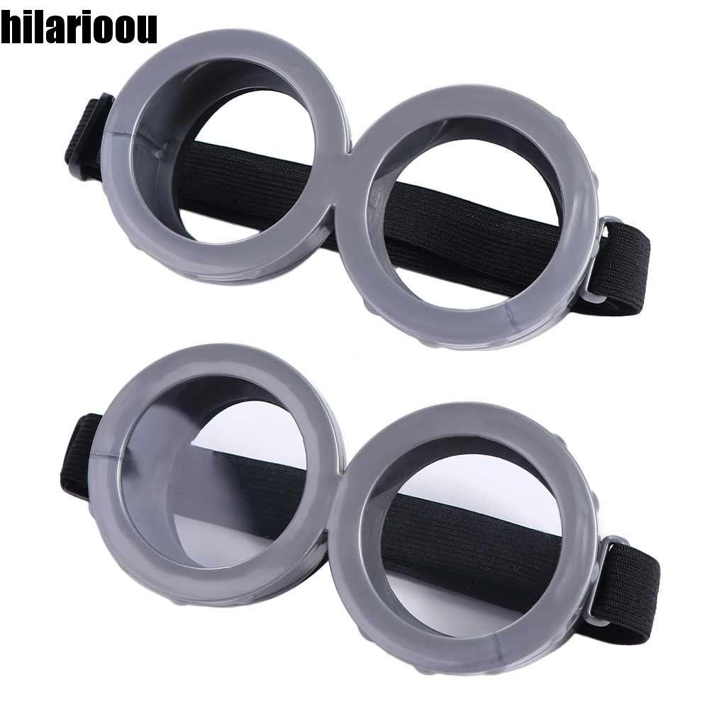 HILARIO Minions Óculos , Novidade Amarelo Vidro Circular , Feriado Engraçado Ladrão Pai Olhos Grandes Engraçados Adereço