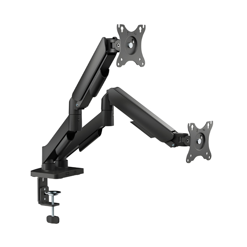 Suporte Ergo Flexy Para Dois Monitores Articulado Bsmts02-1b Cor Preto