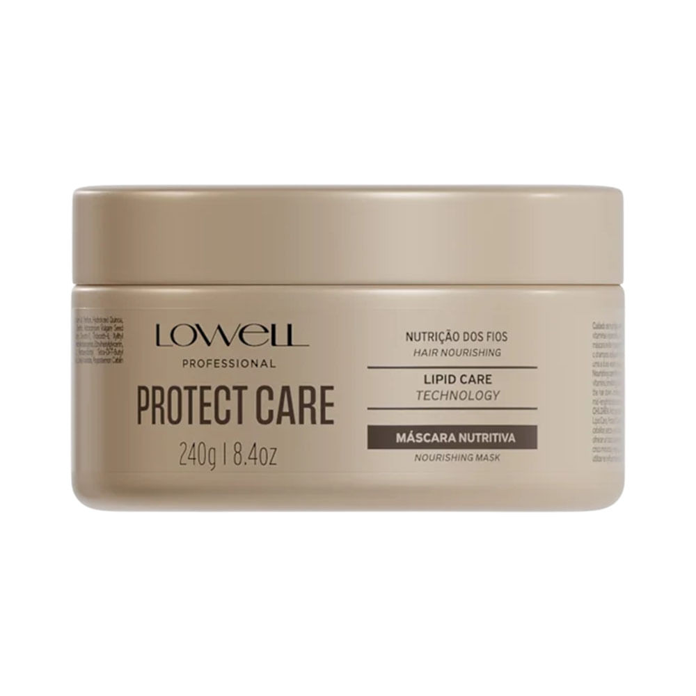 Máscara Capilar Lowell Protect Care Nutritivo 240g em Oferta na Shopee