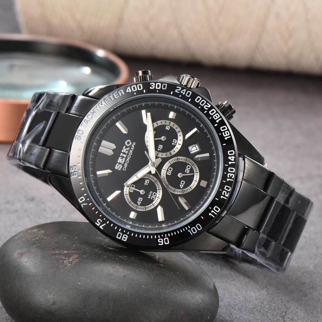 SEIKO ya Fashion Business Watch Movimento De Quartzo Relógio Durável À Prova D'água ys