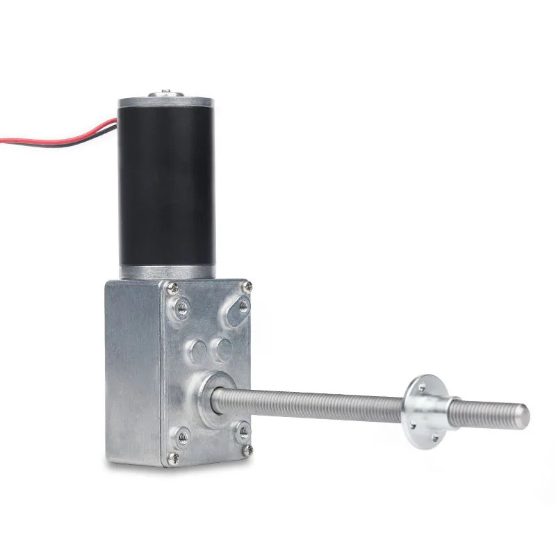 5840-31ZY motor Redutor De Engrenagem Sem-Fim Parafuso M8 Eixo De 12v24V De Travamento Automático 12-470RPM H
