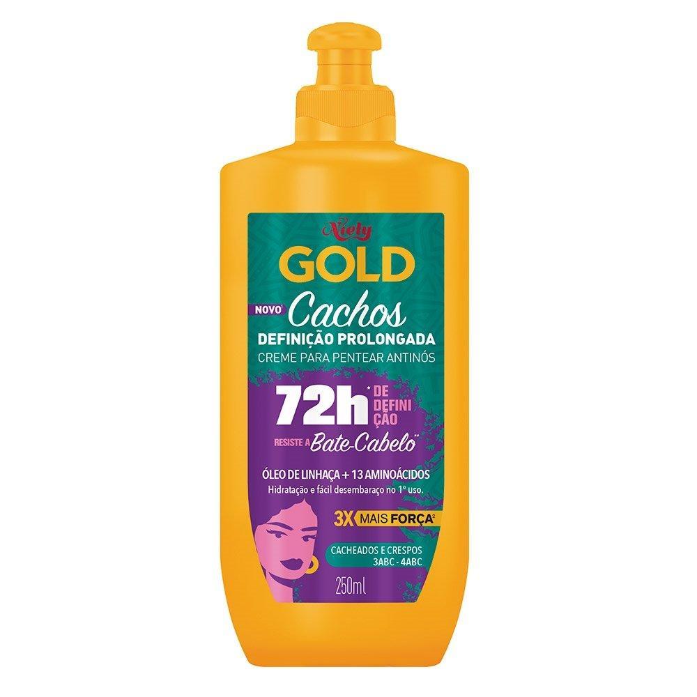Creme para Pentear Niely Gold Cachos Definição Prolongada 250ml