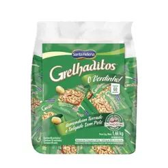 Amendoim Grelhaditos Santa Helena Torrado sem Pele 24g - Embalagem com 60 Unidades