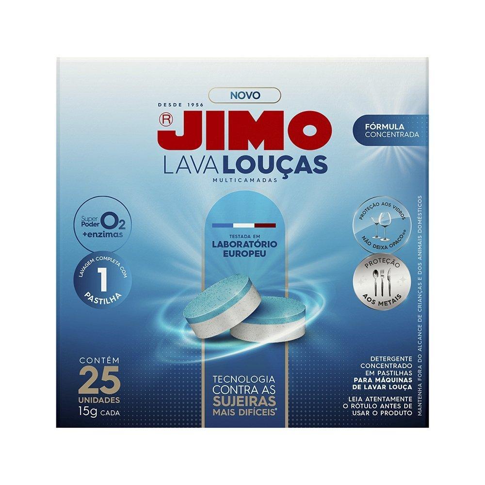 Jimo Pastilha Lava Louças Multicamadas 15g ¿ Embalagem 25 Unidades