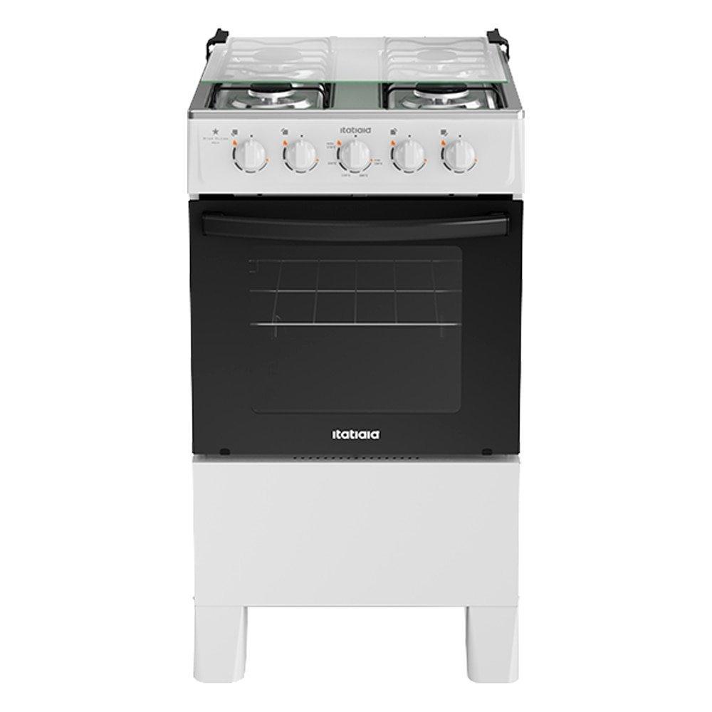 Imagem Fogão de Piso Itatiaia 4 Bocas Star Clean New | Acendimento Manual, Branco