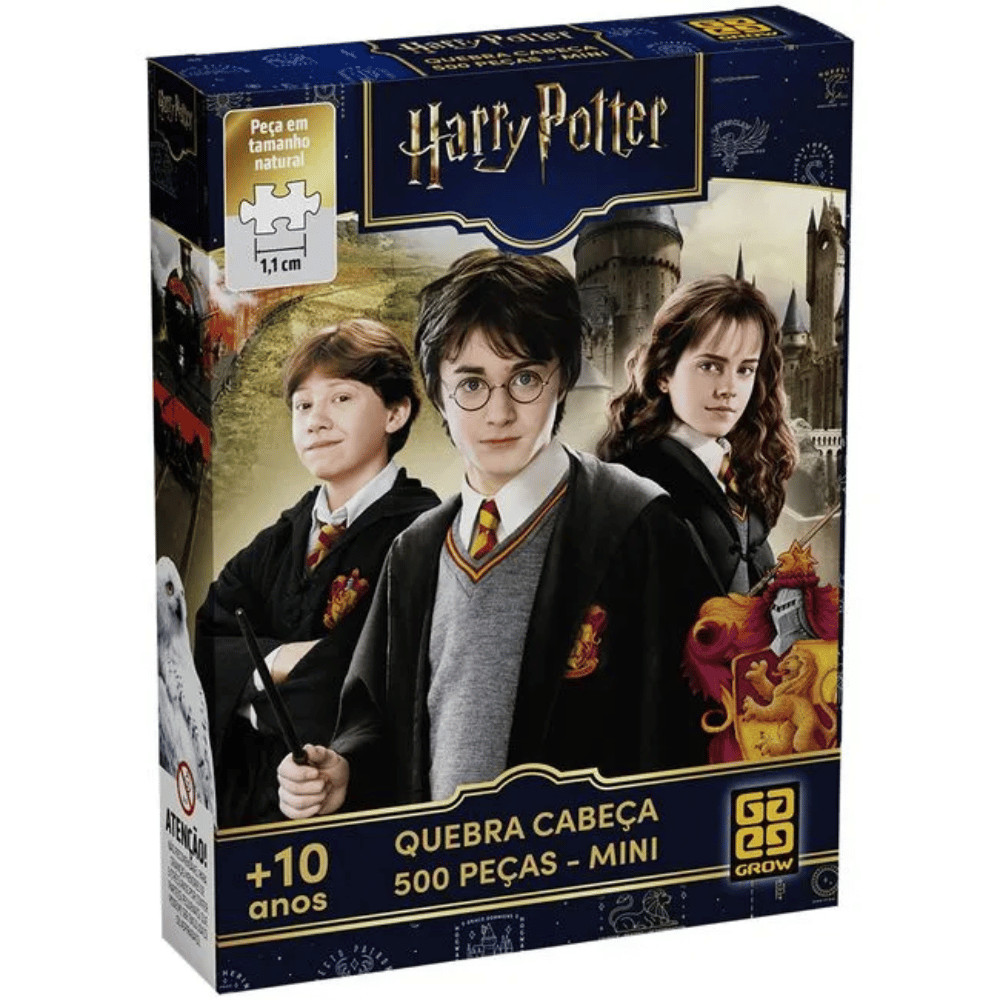 Mini Puzzle Harry Potter c/ 500 Peças - Grow