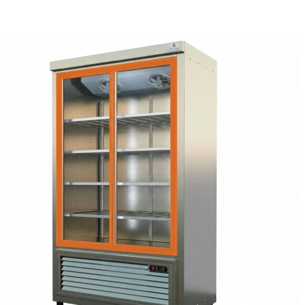 Borracha Gaxeta Geladeira Expositora compatível com Incomar 2 portas 59,5x142cm - kit c/2
