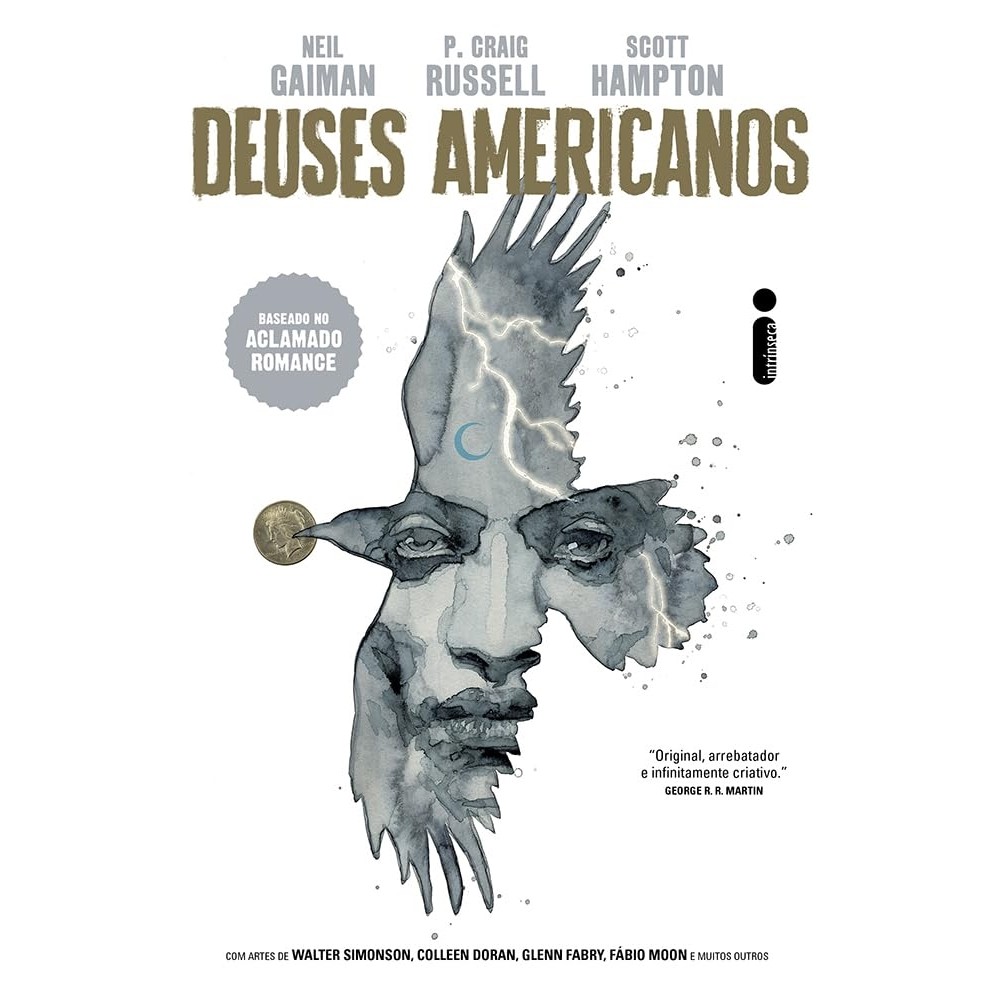 Deuses Americano autor Gaiman, Neil