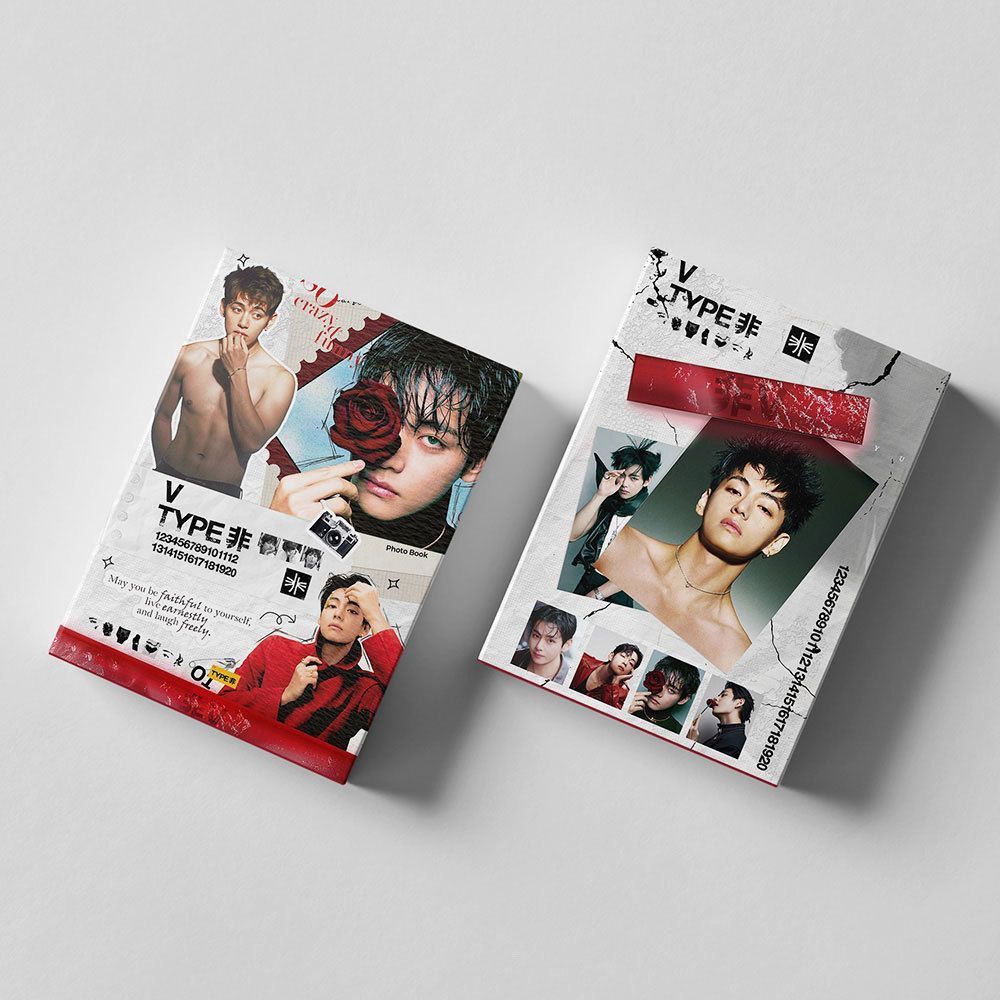 Kim taehyung photocard Único Novo Álbum vogue Revista october bts v Periféricos 55 Fotos Mercadoria photocards De Celebr