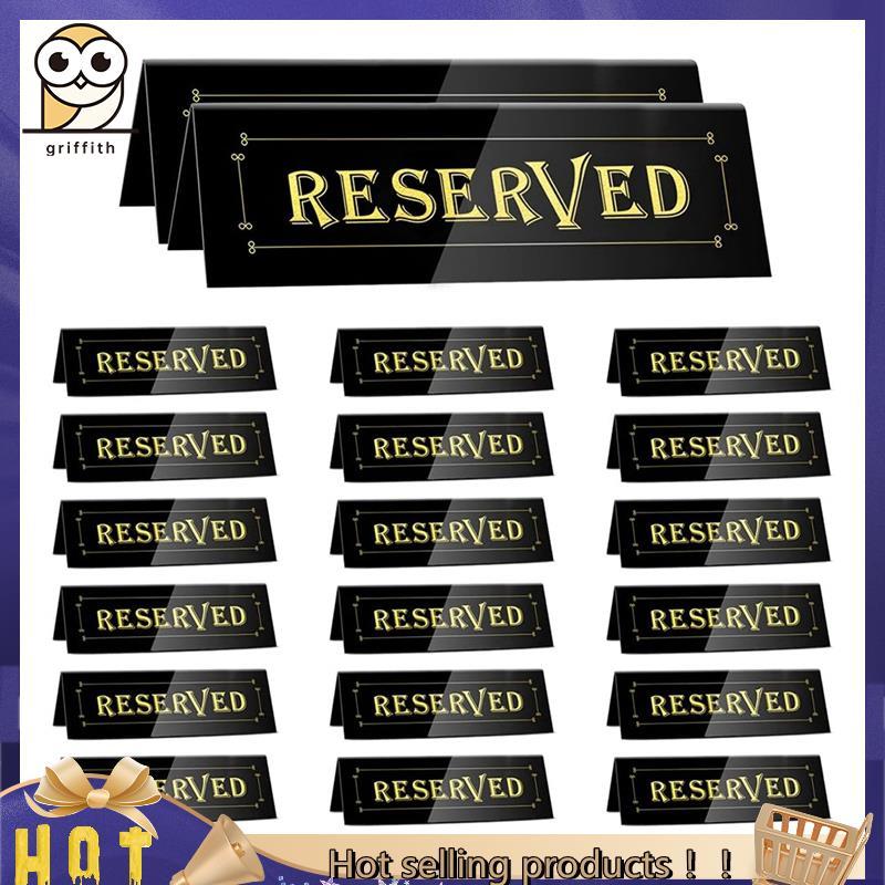 BRS1 Para Casamento , Restaurante , Reservas De Cadeiras De Reuniões-20PCS Sinais De Barraca De Acrílico Uso Em Assento
