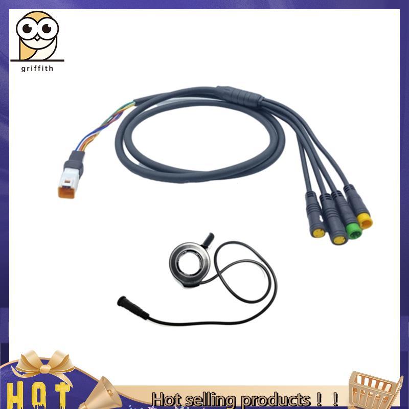 Conjunto De Cabos Para Motor De Bicicleta Elétrica , À Prova D'água , 1T4 M400 G330 G510 M620 Pode/Uart 130x , Acelerado