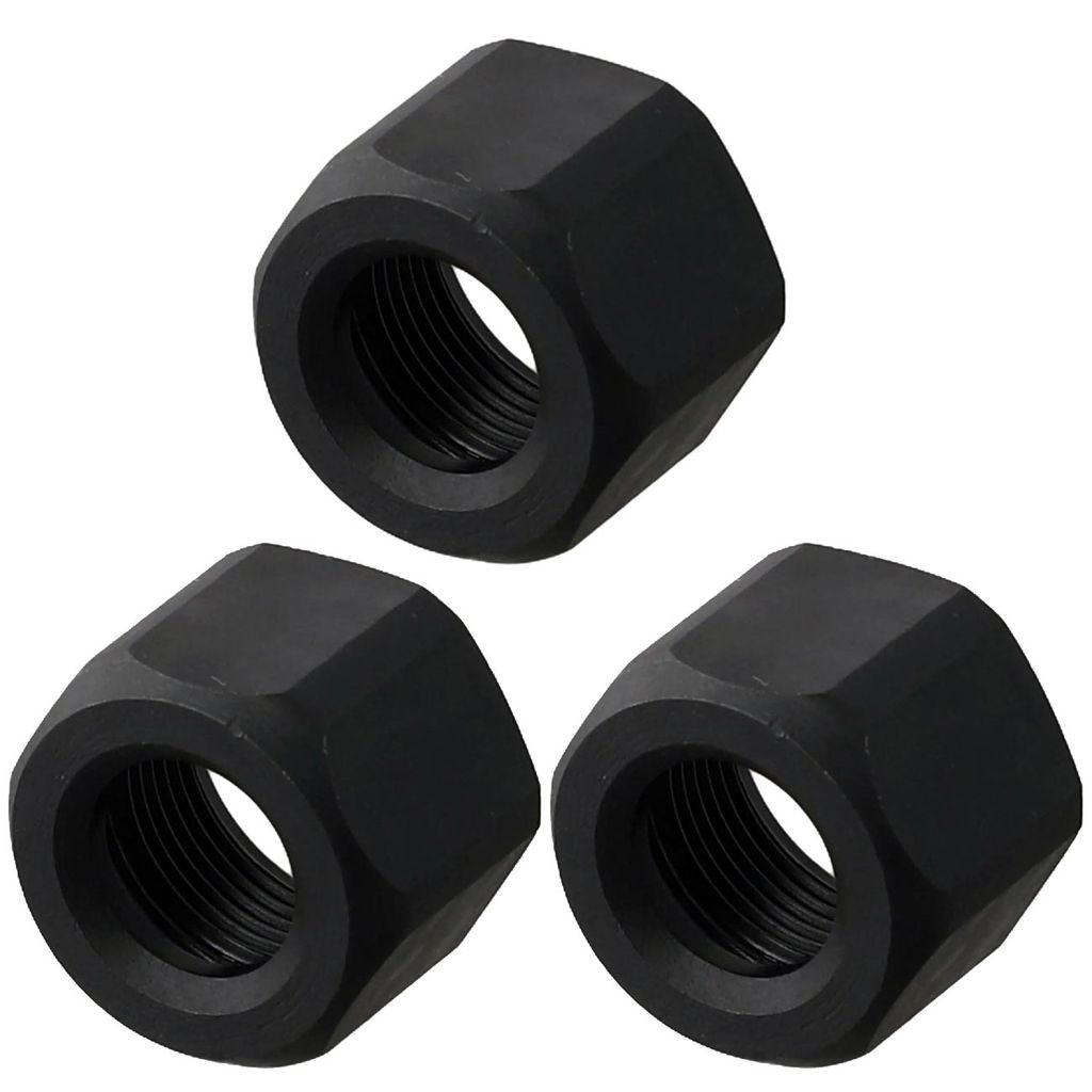 Kit 3  Porcas Trava de Tupia para Pinça 8mm Rosqueada Rosca