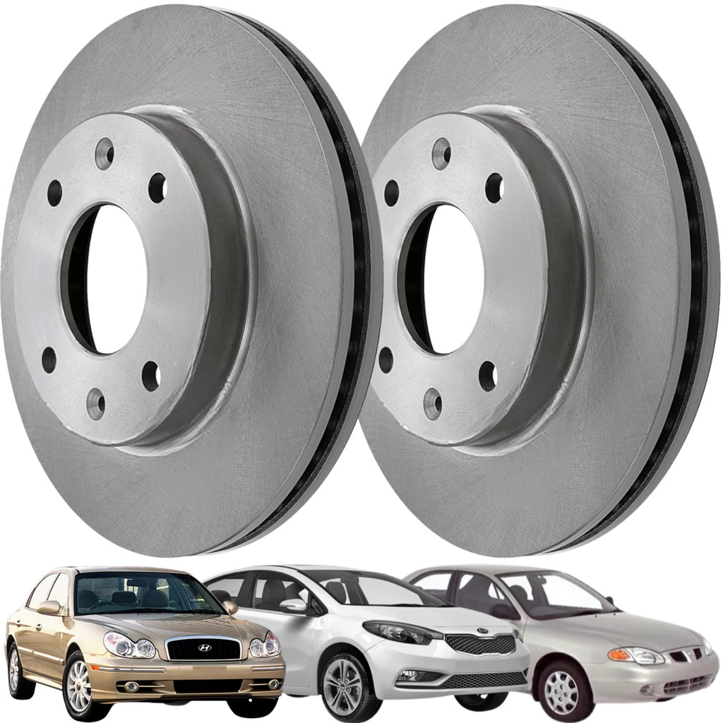 Par Disco de Freio Dianteira FREMAX para Elantra Sonata Cerato 1.6 2.0 16V 2.5 2.7 24V