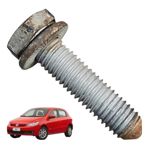 Parafuso Ponta De Eixo Traseiro Original Vw Gol G5 2010 2011 Prata