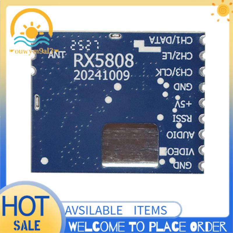 RX5808 Para Sistemas FPV 5.8G VRX Módulo Receptor De Áudio E Vídeo Sem Fio RC DIY Drone Kit Eletrônico