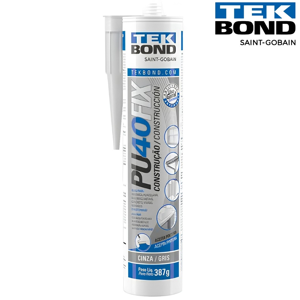TekBond PU40Fix Cinza 387G/280ML