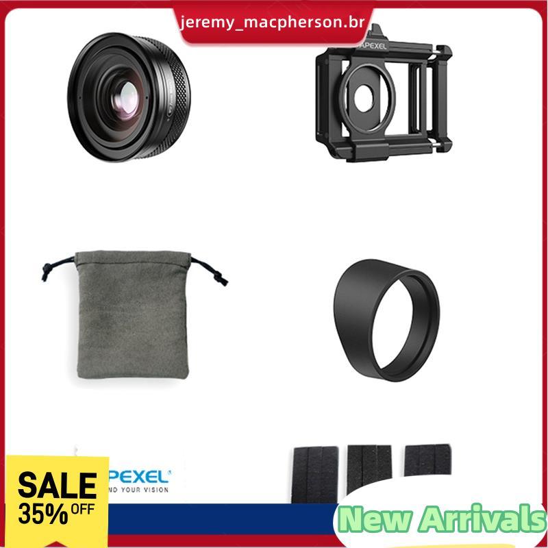Lente Macro Com Zoom ZM100 10-20X Para Smartphones HD Micro Lens Kit Suporta Fotografia