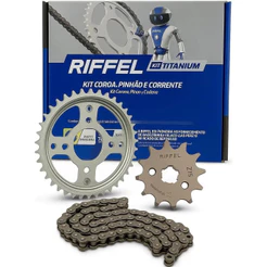 Kit Relação Transmissão Tração Titan Fan Start Riffel150/160