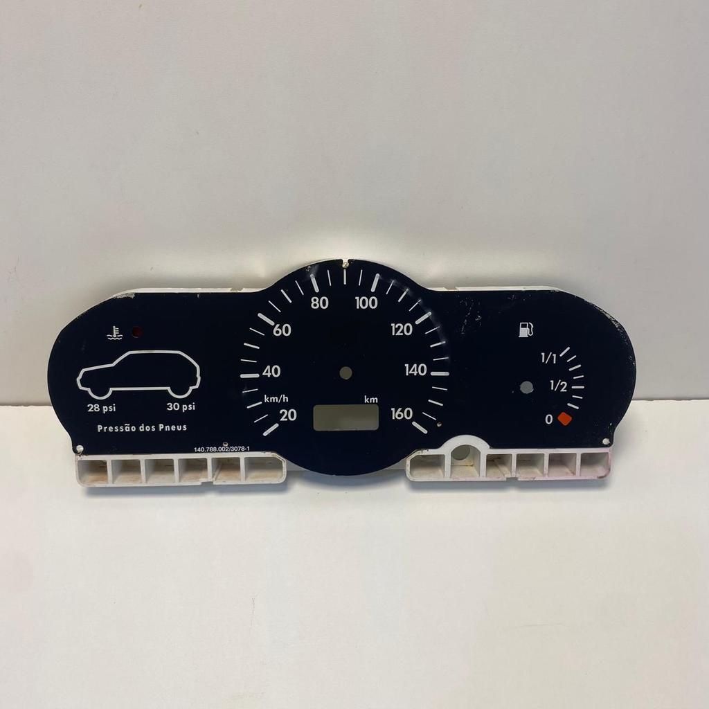 Acetato Painel Instrumentos Vw Gol Bola G2 G3 Translucido