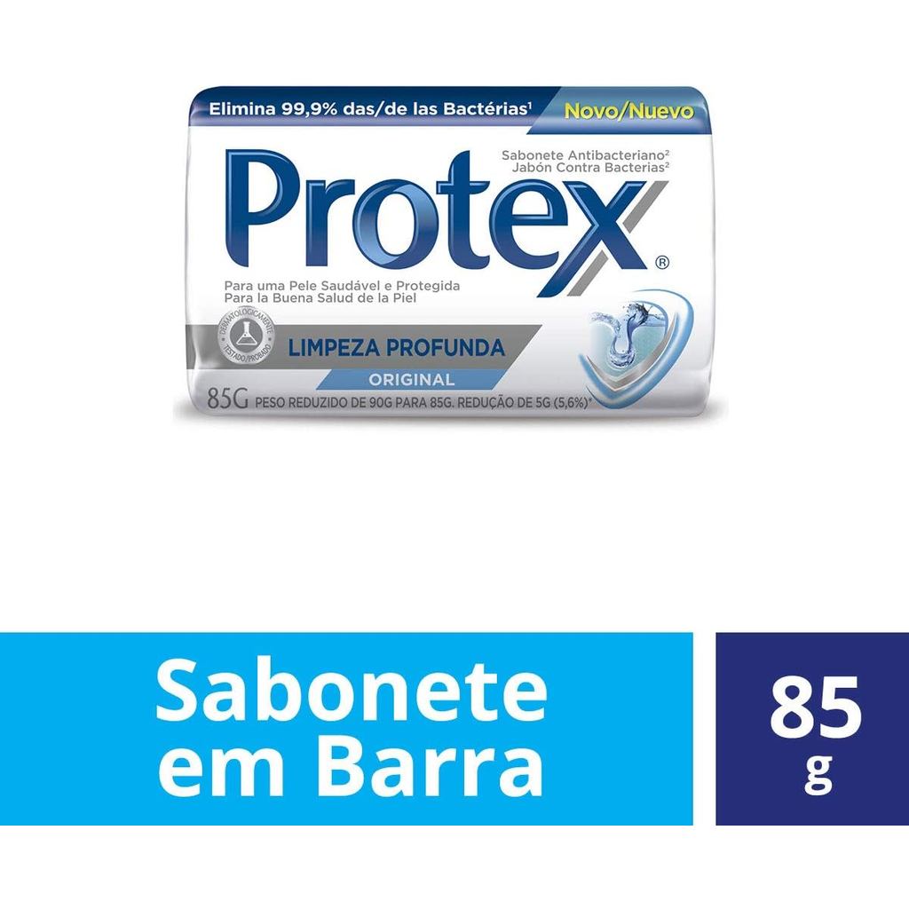 Sabonete Em Barra Protex Limpeza Profunda Com 85g