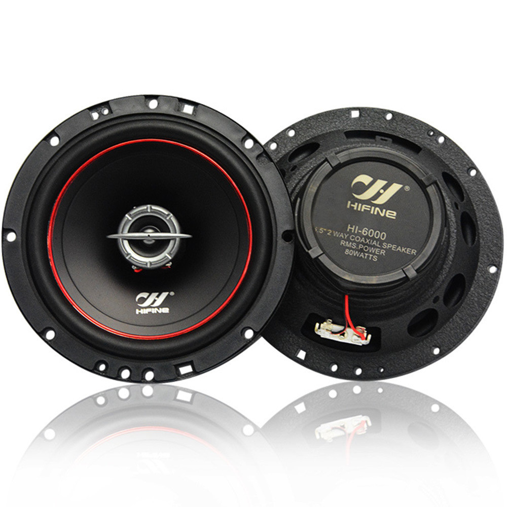 HIFINE HIFINE HI6000 Alto-falante de áudio Coaxial para carro de 6.5 polegadas