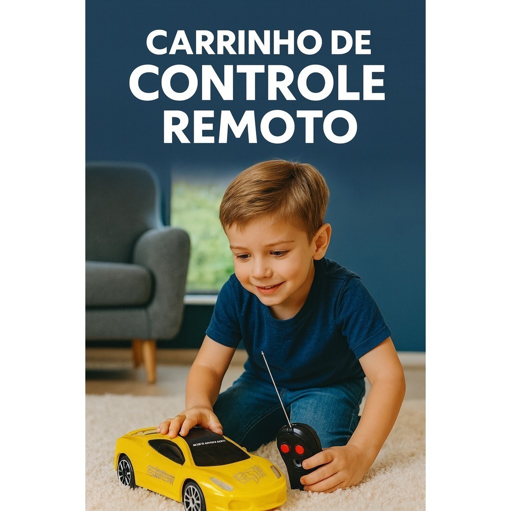 Carrinho Speed Racing Controle Remoto 2 Funções Sortido Menino Diversão Oferta