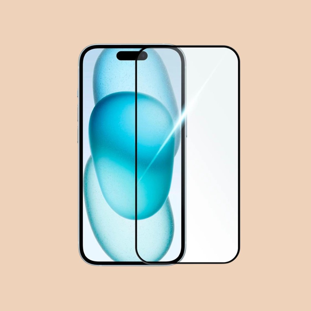 Película De Vidro Modelo 3d Compatível Com Aparelhos Iphone 15 Plus  -