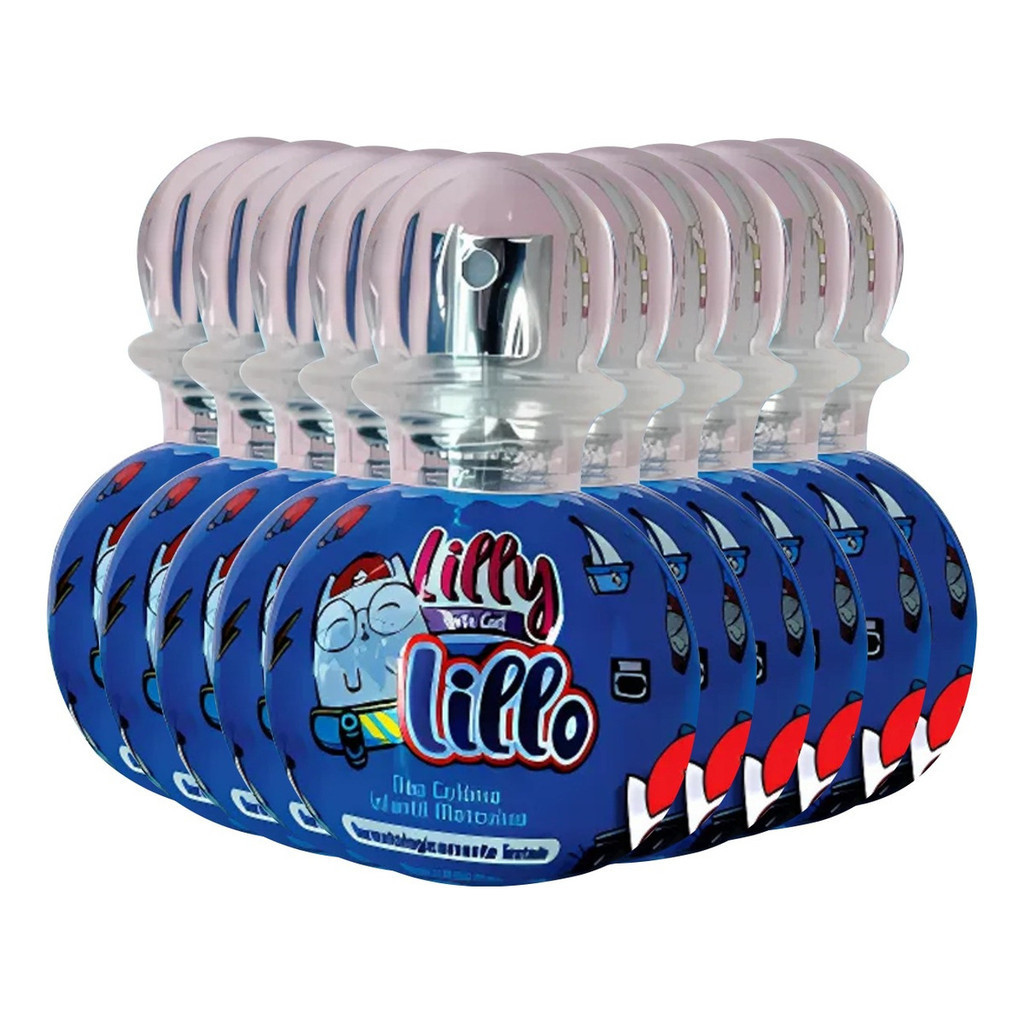 10 Colônia Masculino Lilly Cutecat Baby Phállebeauty Atacado