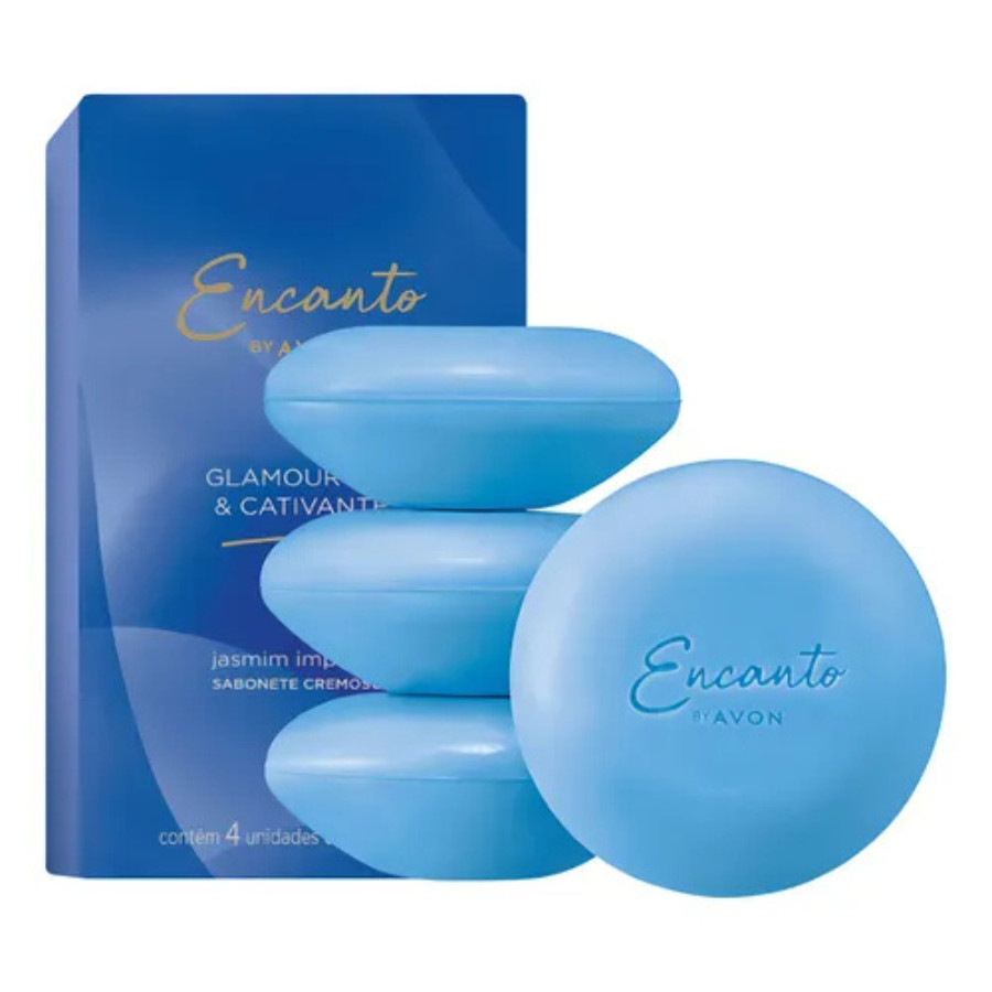 Sabonete Avon Encanto 4 Unidades De 80g Cada Fragrâncias