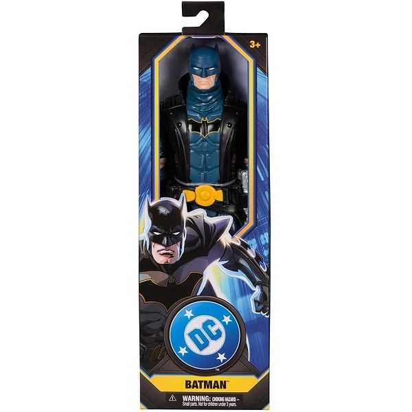 Boneco Batman Azul com Sobretudo Preto de 30CM Batman SUNNY 4900